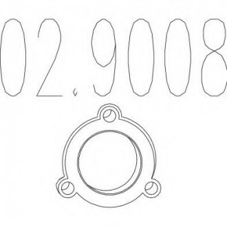 Монтажное кольцо выхлопной системы MTS 02.9008 (фото 1)