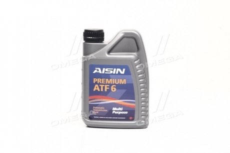 Масло трансмиссионное PREMIUM ATF6 1л AISIN ATF-92001