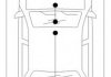 Трос ручного тормоза средний Trafic/Vivaro 01- (1887) (длин.база) COFLE 11.6809 (фото 2)