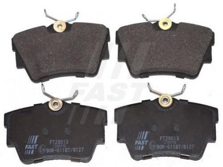 Тормозные колодки дисковые зад Opel Vivaro 01-10, Renault Trafic 00-14 Fast FT29513 (фото 1)