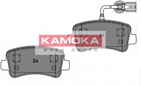 Колодка тормозная Renault Master III 10\'->; Opel Movano B 10\'-> задн.* Kamoka JQ101144 (фото 1)