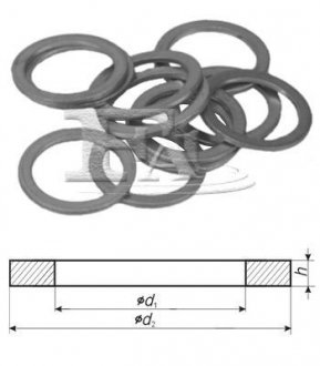 Кольцо металлическое FISCHER FA1 930.330.100 (фото 1)