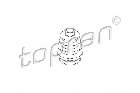Пильовик шрусу всередину. Opel Kadett 1.2-1.7D, Ascona 1.3-1.8, 1.6D, Vectra 1.7D Topran 200 516
