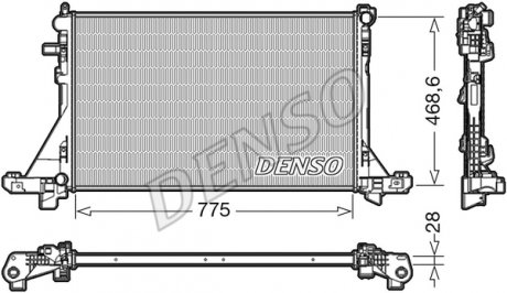 Радіатор Master / Movano / NV400 "10>> Denso DRM23093 (фото 1)