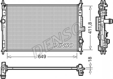 Радиатор основной Denso DRM21103 (фото 1)