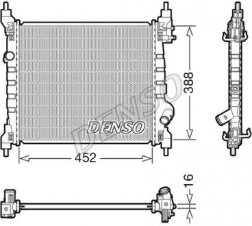 Радиатор основной Denso DRM15014 (фото 1)