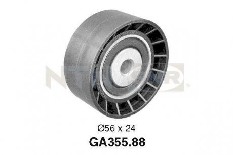 Паразитний/провідний ролик, полікліновий ремінь. SNR NTN SNR GA355.88