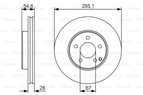 Гальмівний диск Bosch 0 986 479 R99
