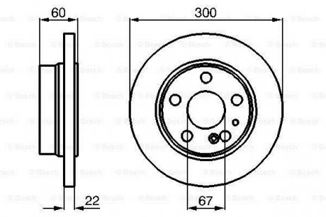 Гальмівний диск Bosch 0 986 478 566