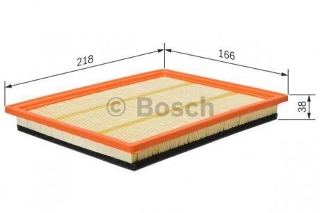 ФИЛЬТР ВОЗДУШНЫЙ Bosch F 026 400 177 (фото 1)