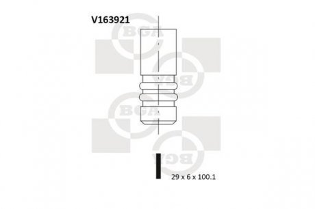 Випускний клапан BGA V163921