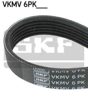Дорожный пас SKF VKMV 6PK2255 (фото 1)