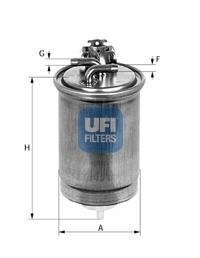 Топливный фильтр UFI 2440000 (фото 1)