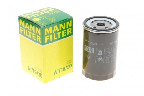 Масляний фільтр MANN W719/30 (фото 1)