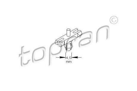 Пружинний затискач Topran 101969 (фото 1)