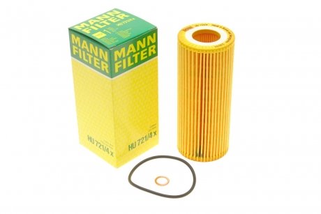 Масляний фільтр MANN HU721/4X (фото 1)