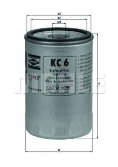 Фильтр топлива KNECHT KC6