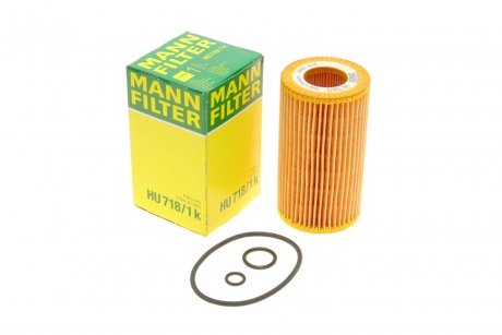 Масляный фильтр MANN HU718/1K (фото 1)