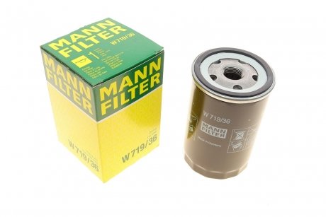 Масляный фильтр MANN W719/36 (фото 1)