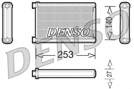 Радіатор печі Denso DRR05005