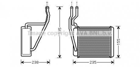 Радиатор отопления AVA Cooling Systems FD 6329 (фото 1)