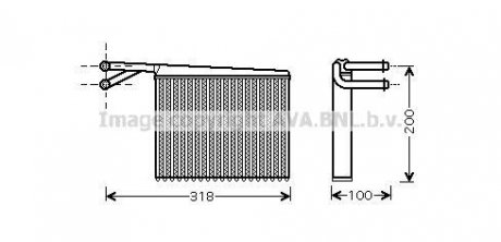 Радиатор отопления AVA Cooling Systems MSA 6372 (фото 1)