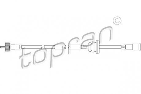 Трос спідометра Topran 202223 (фото 1)