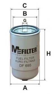 Фильтр топлива M-Filter MFILTER DF695