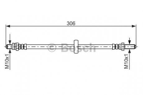 Гальмівний шланг Bosch 1 987 476 606 (фото 1)