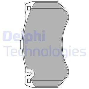 Тормозные колодки DELPHI LP2290 (фото 1)