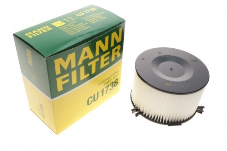 Фільтр салону -FILTER MANN CU1738 (фото 1)