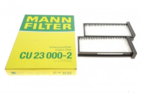 Фільтр салону -FILTER MANN CU23000-2 (фото 1)