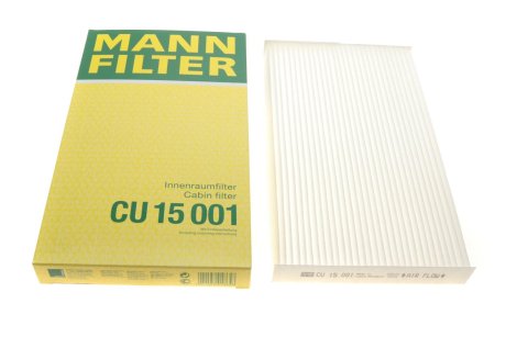 Фильтр салона -FILTER MANN CU 15 001