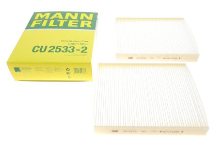 Фильтр салона -FILTER MANN CU 2533-2