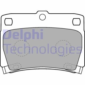 Гальмівні колодки дискові DELPHI LP1546