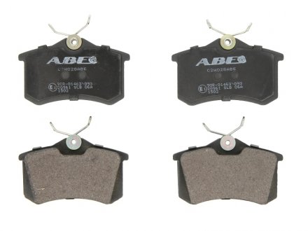 Гальмівні колодки дискові ABE C2W028ABE (фото 1)