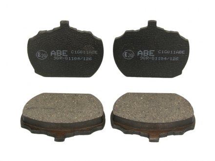 Тормозные колодки дисковые ABE C1G011ABE (фото 1)