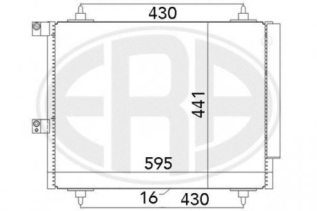 Радиатор кондиционера Era 667063 (фото 1)
