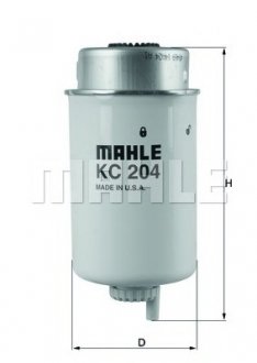Фильтр топливный MH MAHLE KC 204 (фото 1)