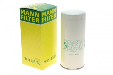Масляный фильтр -FILTER MANN W1110236 (фото 1)