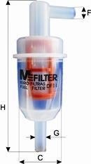 Фильтр топлива M-FILTER MFILTER DF11