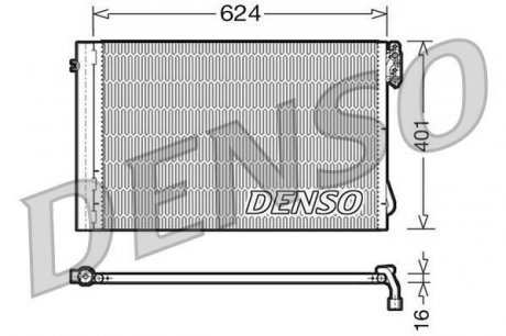 Радиатор кондиционера Denso DCN05011 (фото 1)