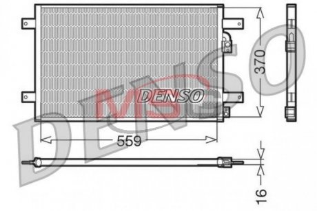Радиатор кондиционера Denso DCN32014