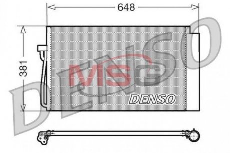 Радиатор кондиционера Denso DCN05017 (фото 1)