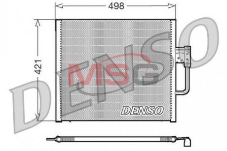 Радіатор кондиціонера Denso DCN05015 (фото 1)