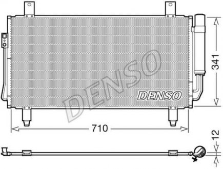 Радиатор кондиционера Denso DCN45006