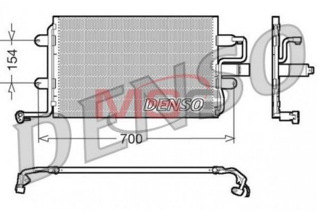 Радиатор кондиционера Denso DCN32017