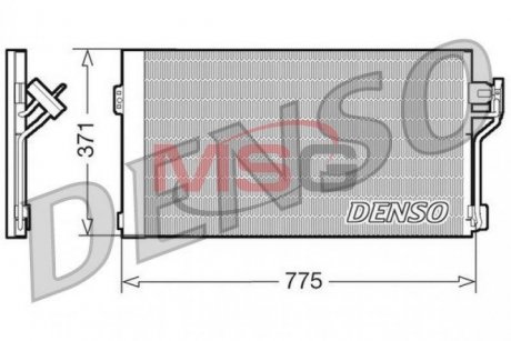Радіатор кондиціонера Denso DCN17050 (фото 1)