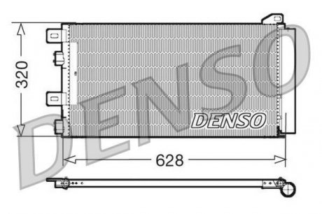 Радіатор кондиціонера Denso DCN05101