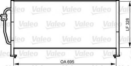 Радиатор кондиционера VALEO 814306 (фото 1)